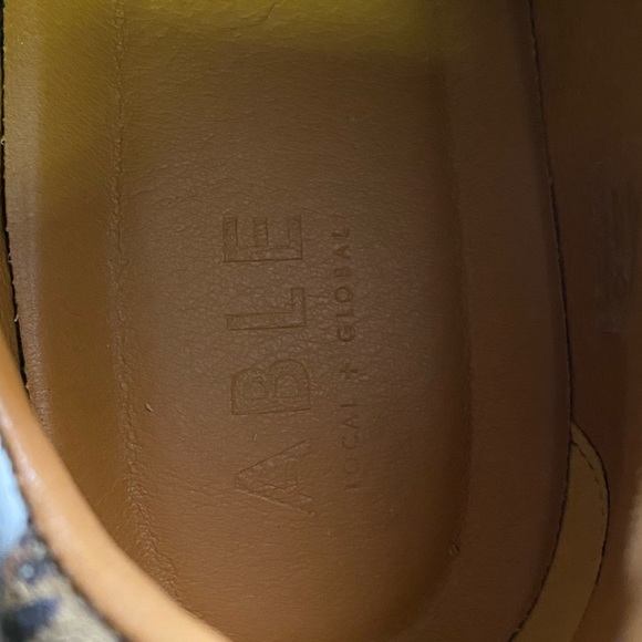 Able Annie Leather Animal Print Bone Leopard Sneakers - Picture 10 of 10